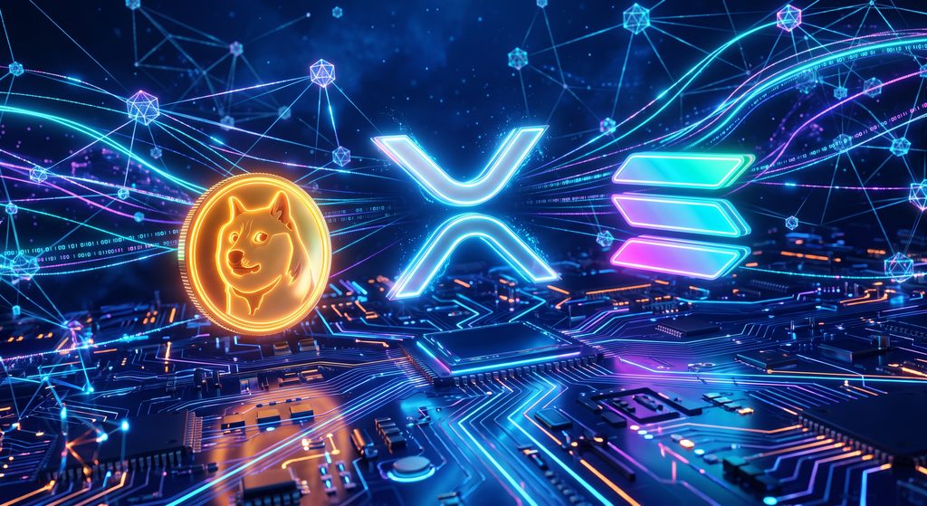XRP、ソラナ（SOL）、ドージコイン（DOGE）