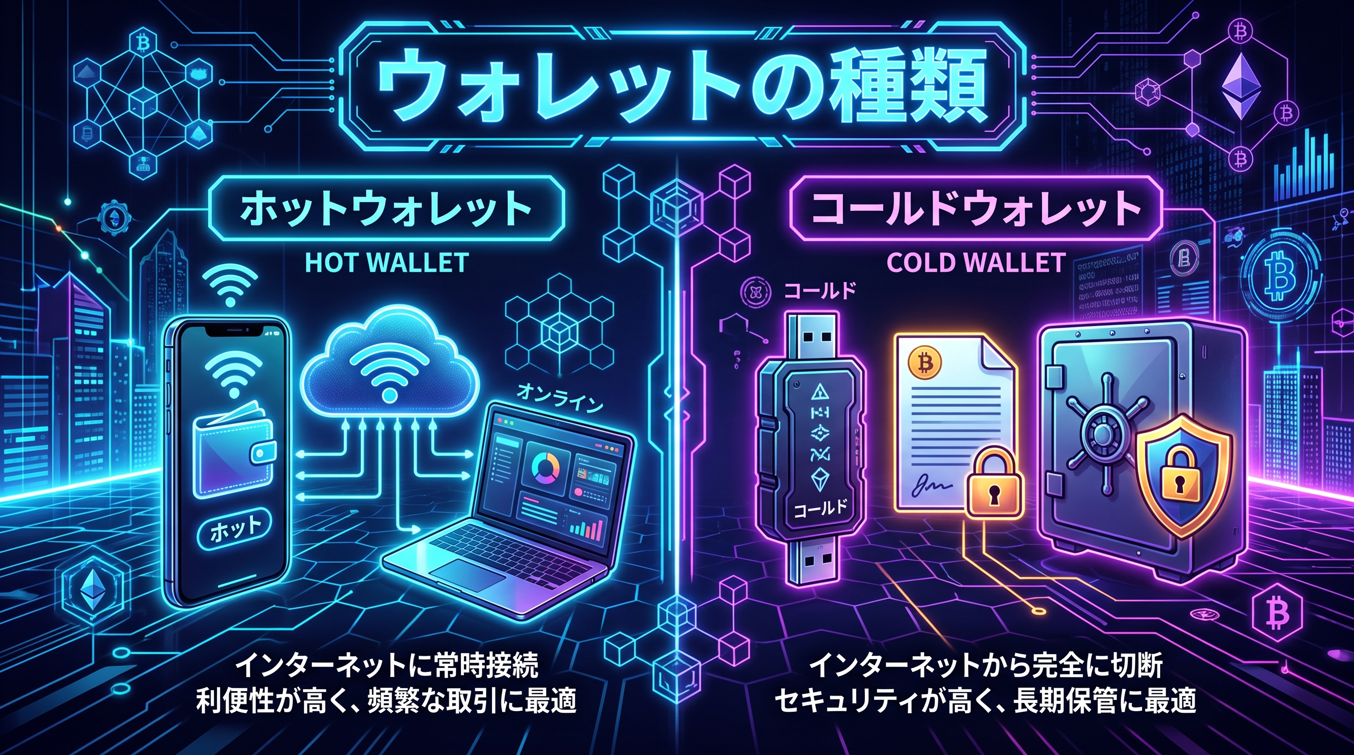 ウォレットの種類